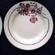 6 old earthenware dinner plates from saint amand