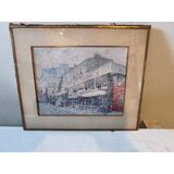 Drawing by Vincent Van Gogh "The Restaurant of the Mermaid"