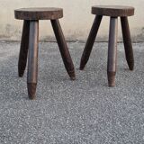 Pair of tripod stools