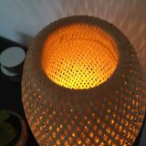 Wicker lamp