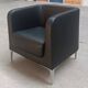 Black segis armchair