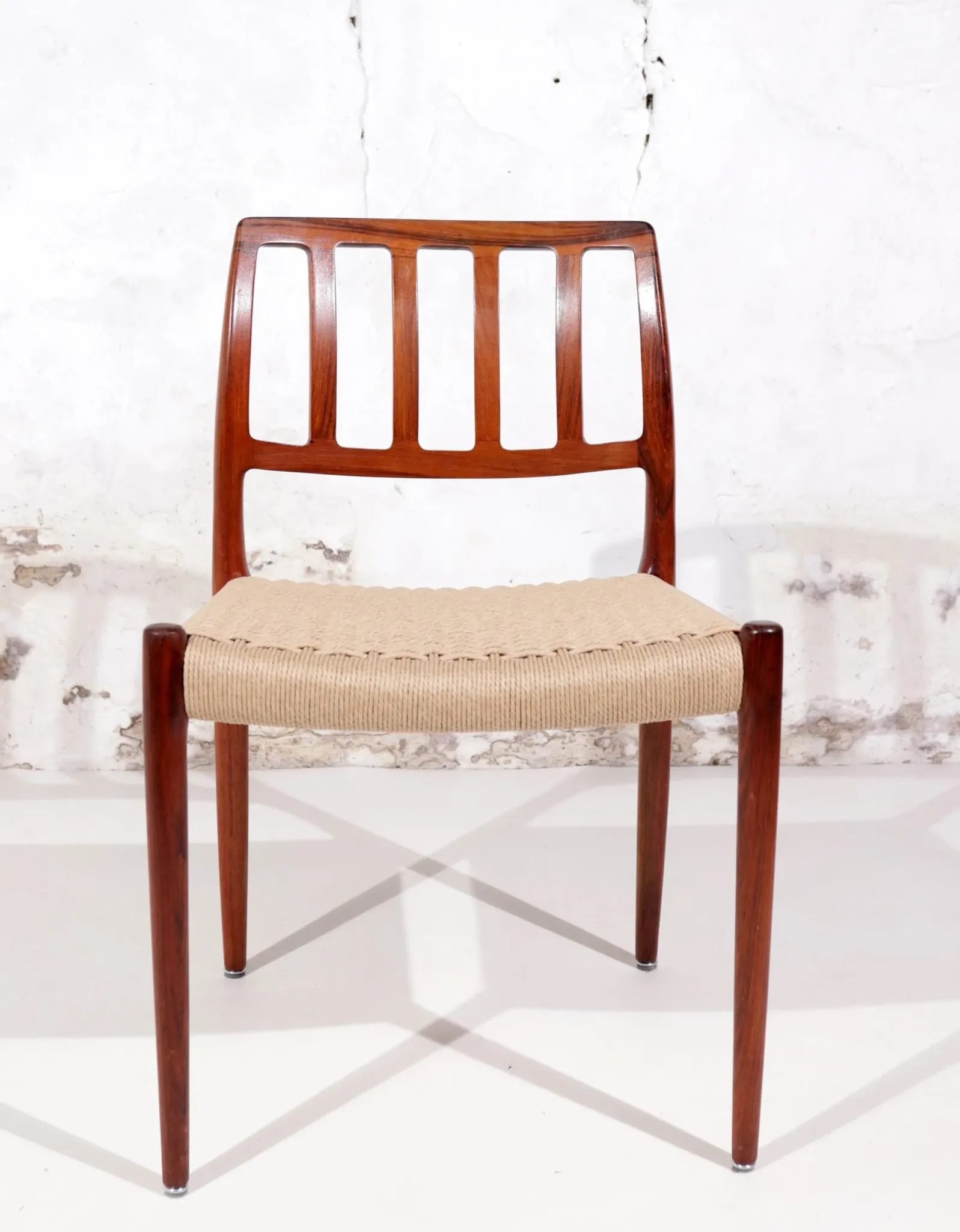 Set of 4 Niels Moller Model 83 rosewood dining chairs, Denmark, 1975