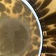 Large Hutschenreuther vase signed, blown glass in tortoiseshell style like Murano.