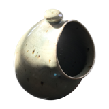 Hand has coarse salt in sandstone