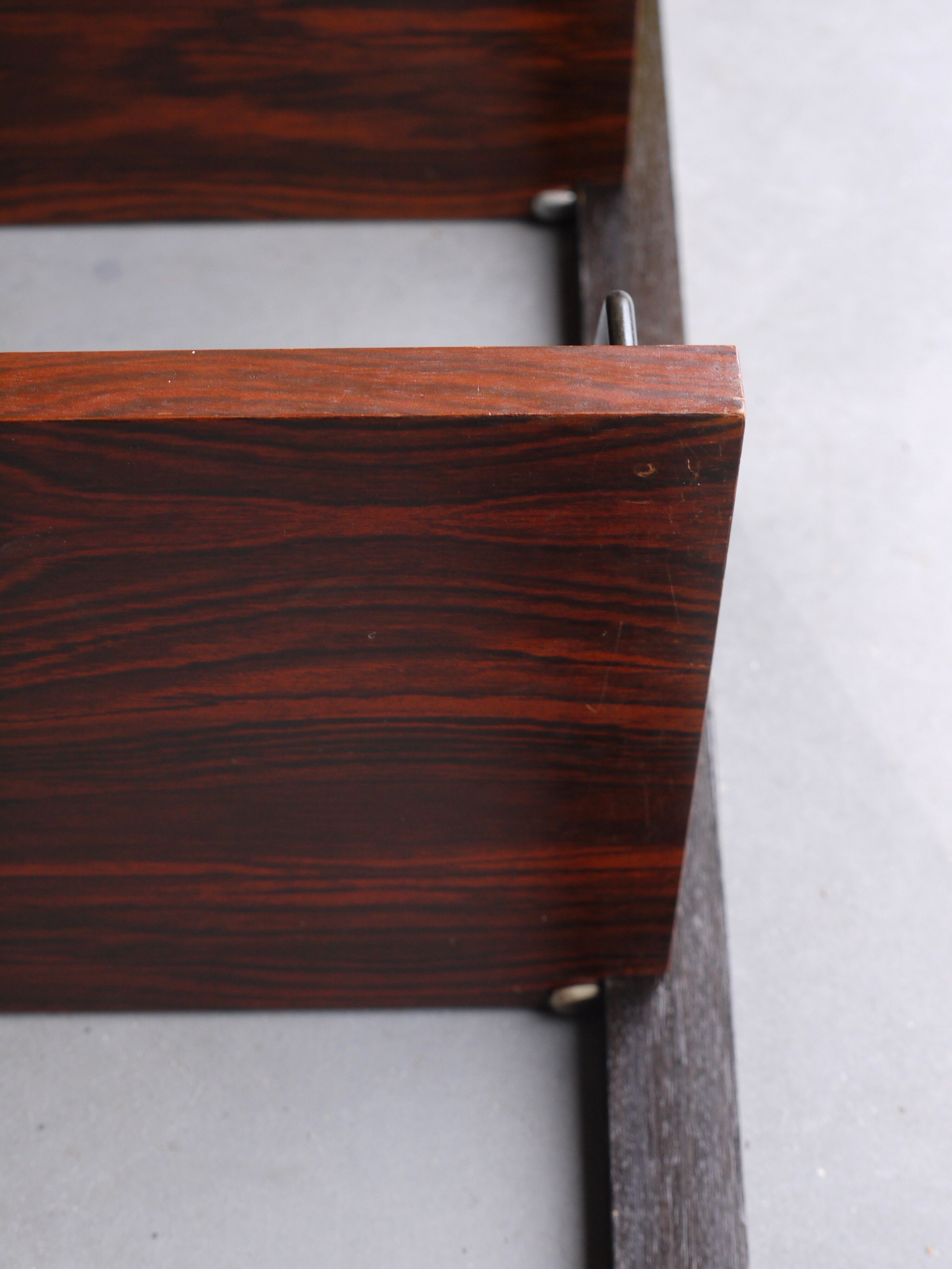 Vintage Rosewood wall shelving unit shelves by Poul Cadovius, 1960s