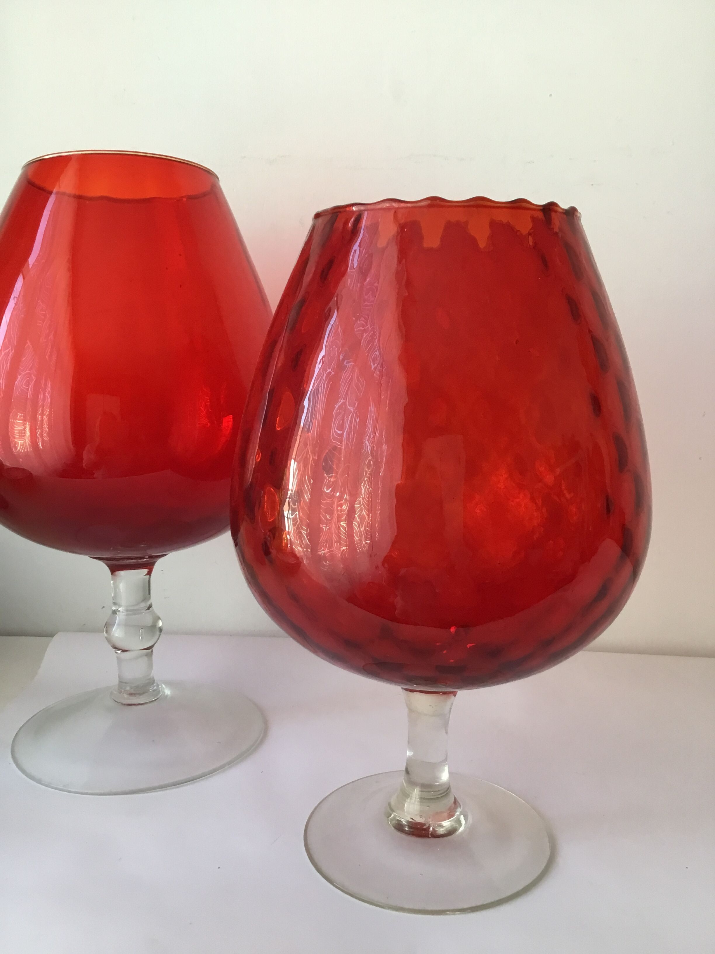 Italian glass cup