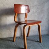 Children's school chair made of vintage wood