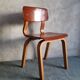 Children's school chair made of vintage wood