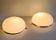 Plafonniers ou appliques globe opaline XL - mid.XXeme