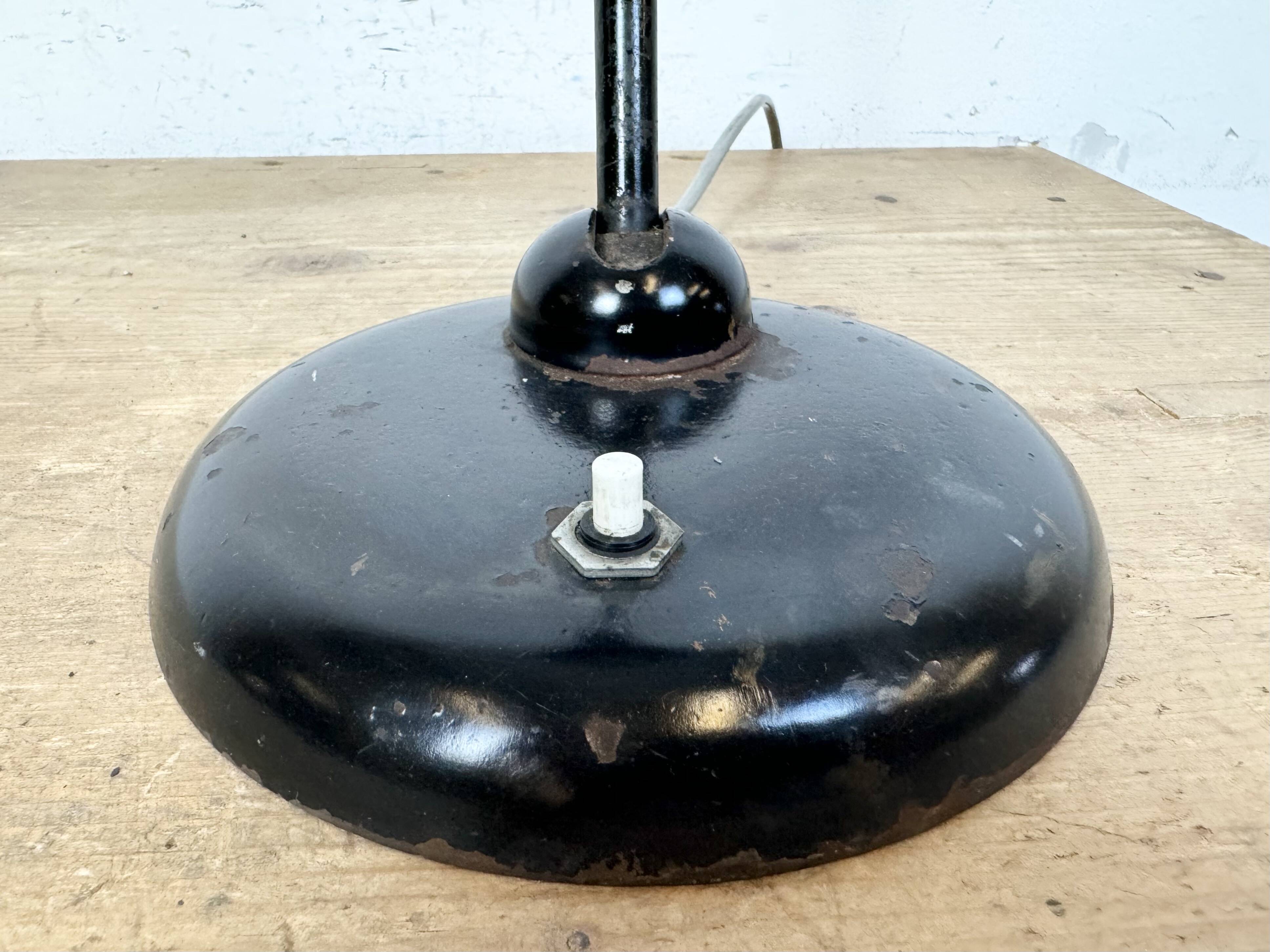 Black Industrial Bauhaus Table Lamp, 1930s