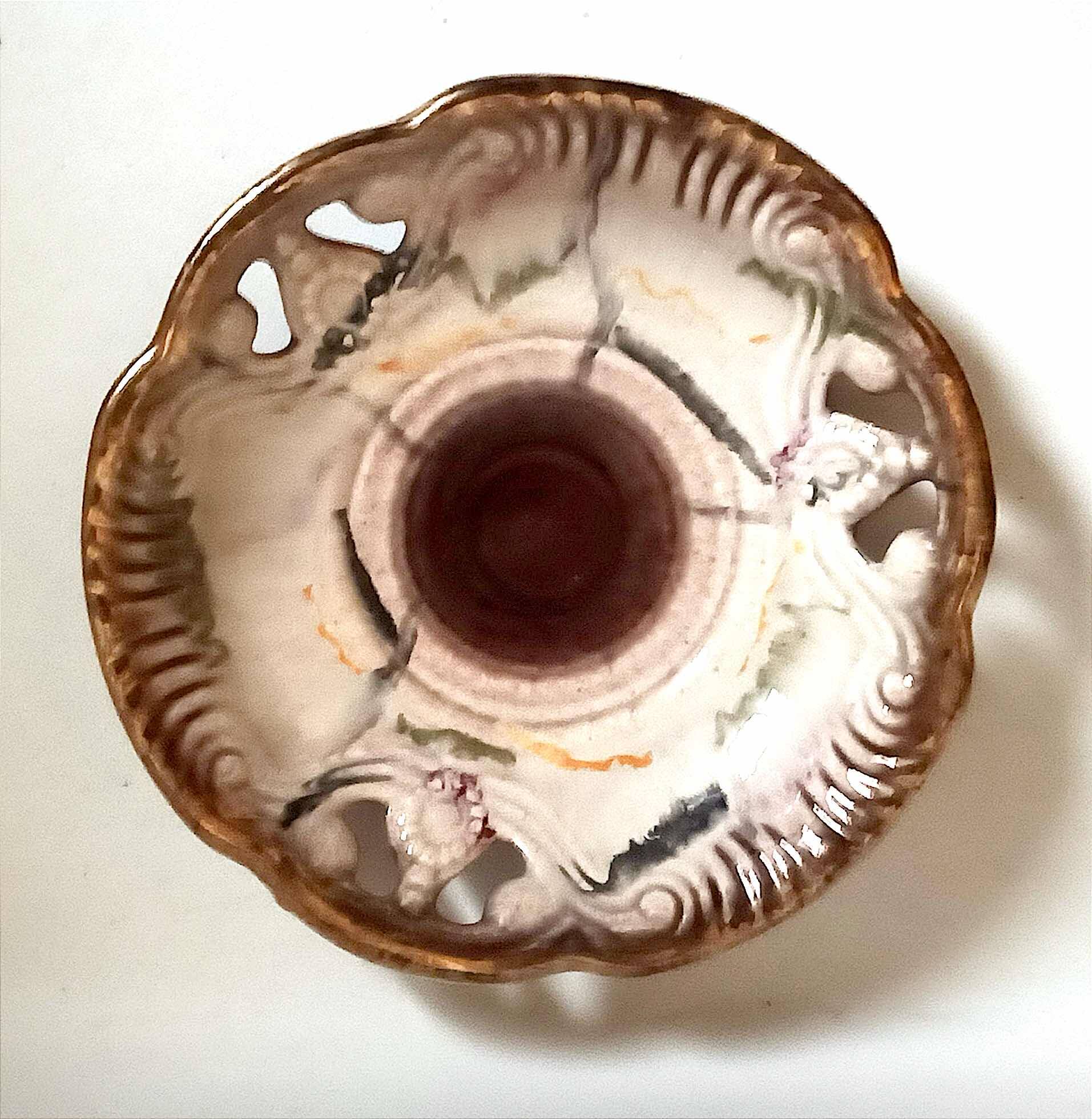 West Germany fruit bowl or pocket emptier Model 548 Diameter 28.3 cm