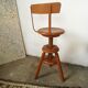 Chaise d'atelier en bois