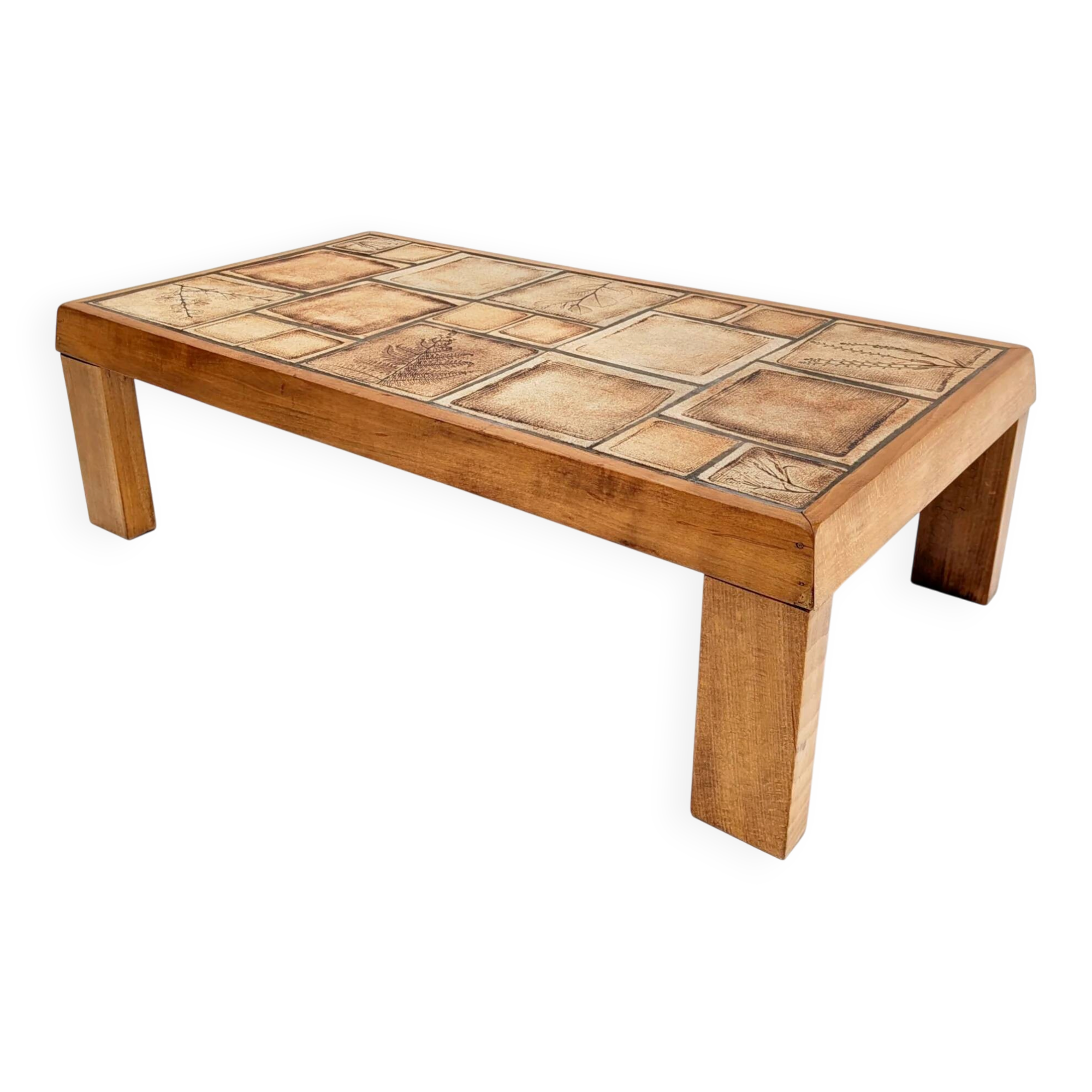 Ceramic tile coffee table 1960s