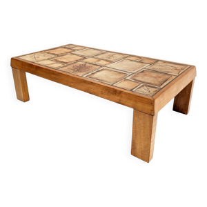 Table basse en carrelage