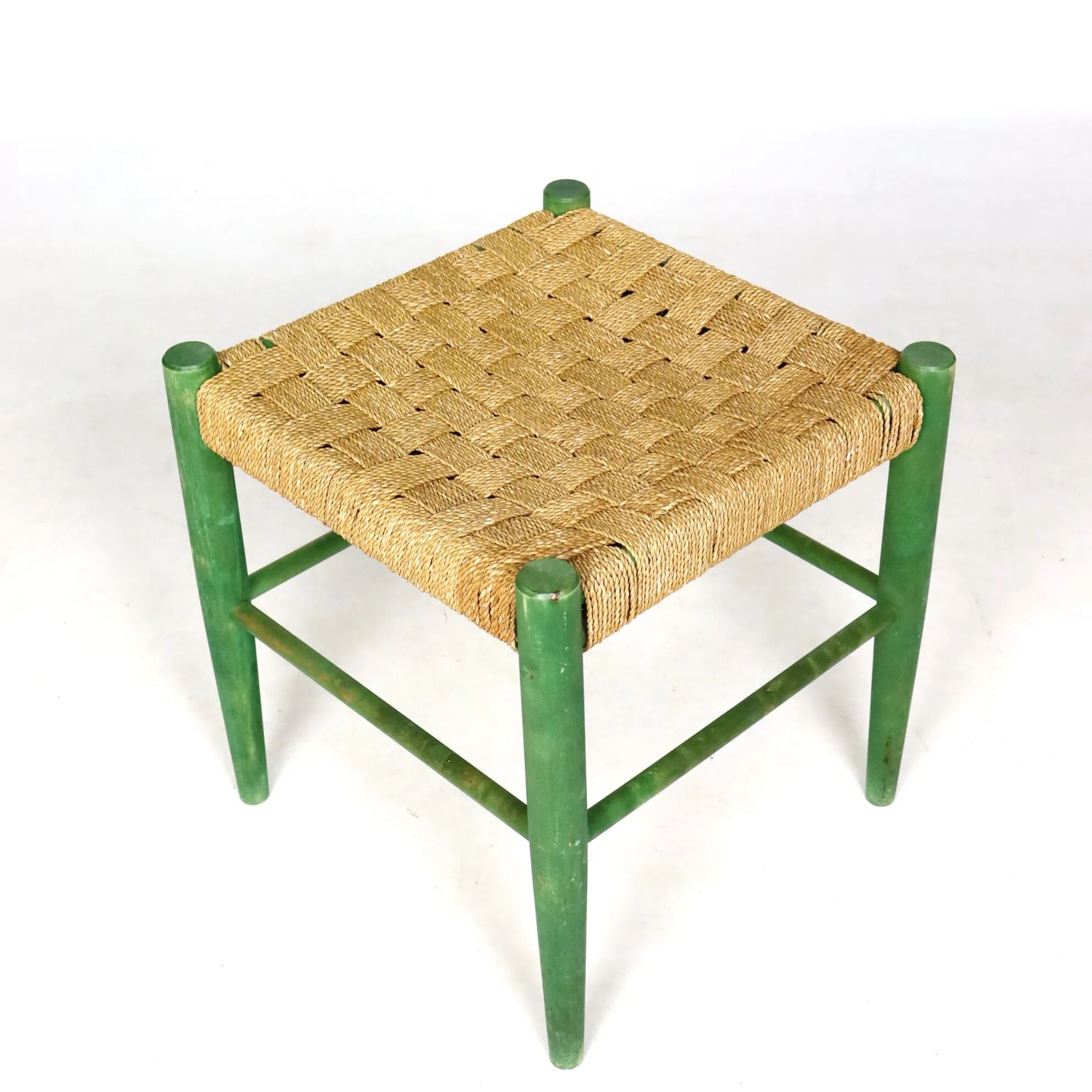 Scandinavian rope stool