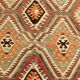 Red Brown Tribal Turkish Kilim Rug 146x292Cm SK 35174