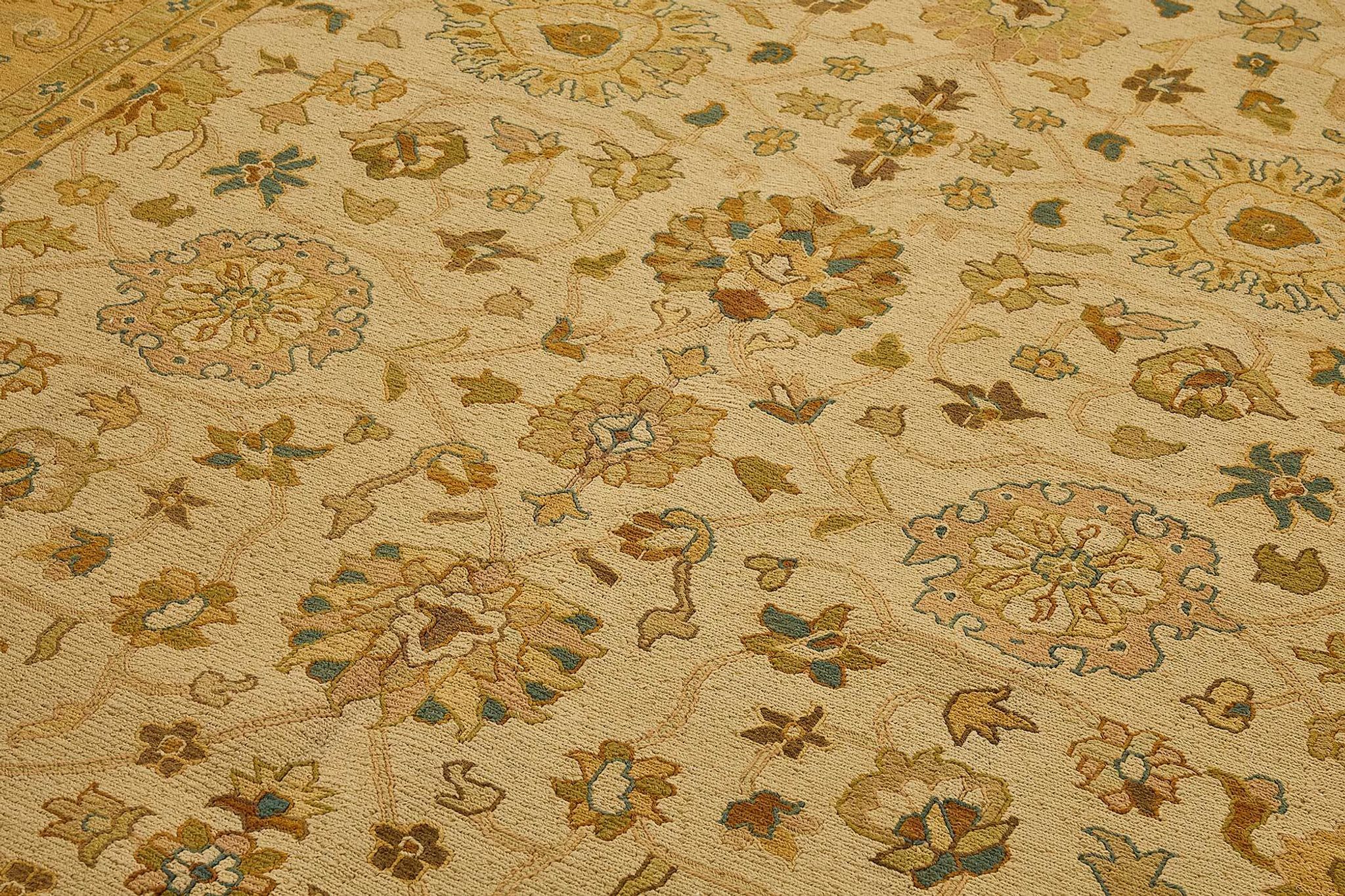 Turkish Handknotted Wool Oushak Rug 262 cm x 350 cm