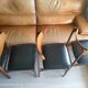 6 teak chairs, 1960s Scandinavian style, signed