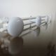 White metal coat holder in 70s