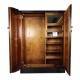 Armoire compacte pour homme en chêne Art Déco anglais