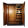 Armoire compacte pour homme en chêne Art Déco anglais