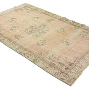 Tapis Oushak Vintage – Palette Chaude & Motifs Subtils, 172 x 258 cm