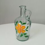 Vintage pitcher made of blown glass