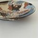 Mixed clay coupe from Apt – Signed Bernard – Polychrome marbled decoration