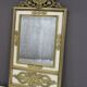 Miroir Empire en bronze et marbre début XIX
