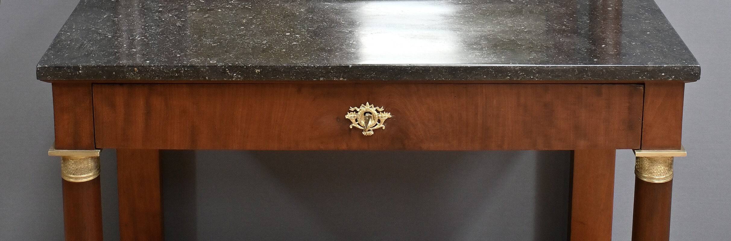 Mahogany dressing table, Empire period – Early 19th century