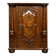 Ornamental piece of solid wood furniture, richly carved, dating from the 17th century.