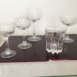 11 cups a champagne in crystal