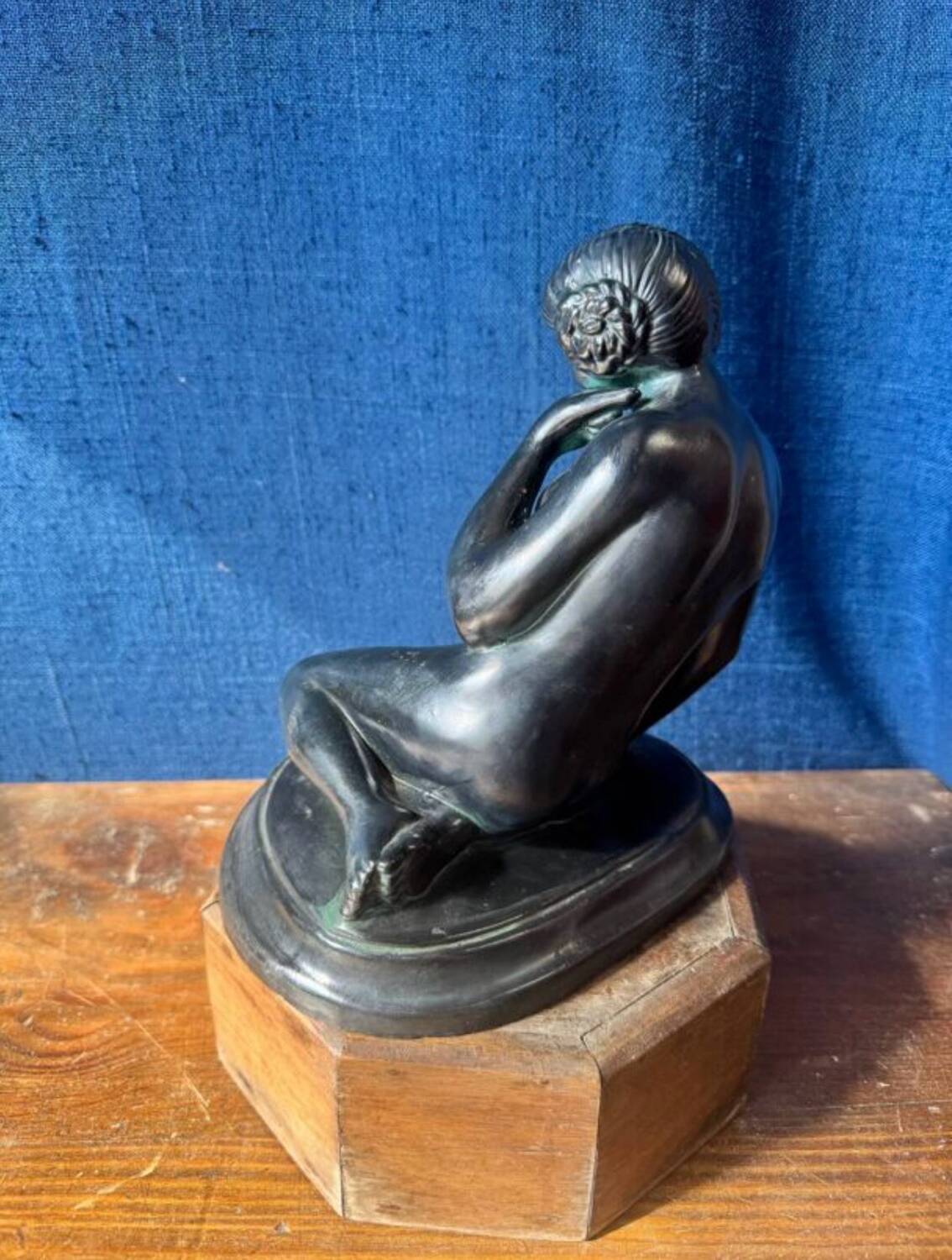 Sculpture en terre cuite, art déco, Vénus 1930
