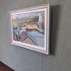 Contemporary "Urban Landscape" Abstract Landscape by British Artist Ian Mood, Framed Oil Painting
