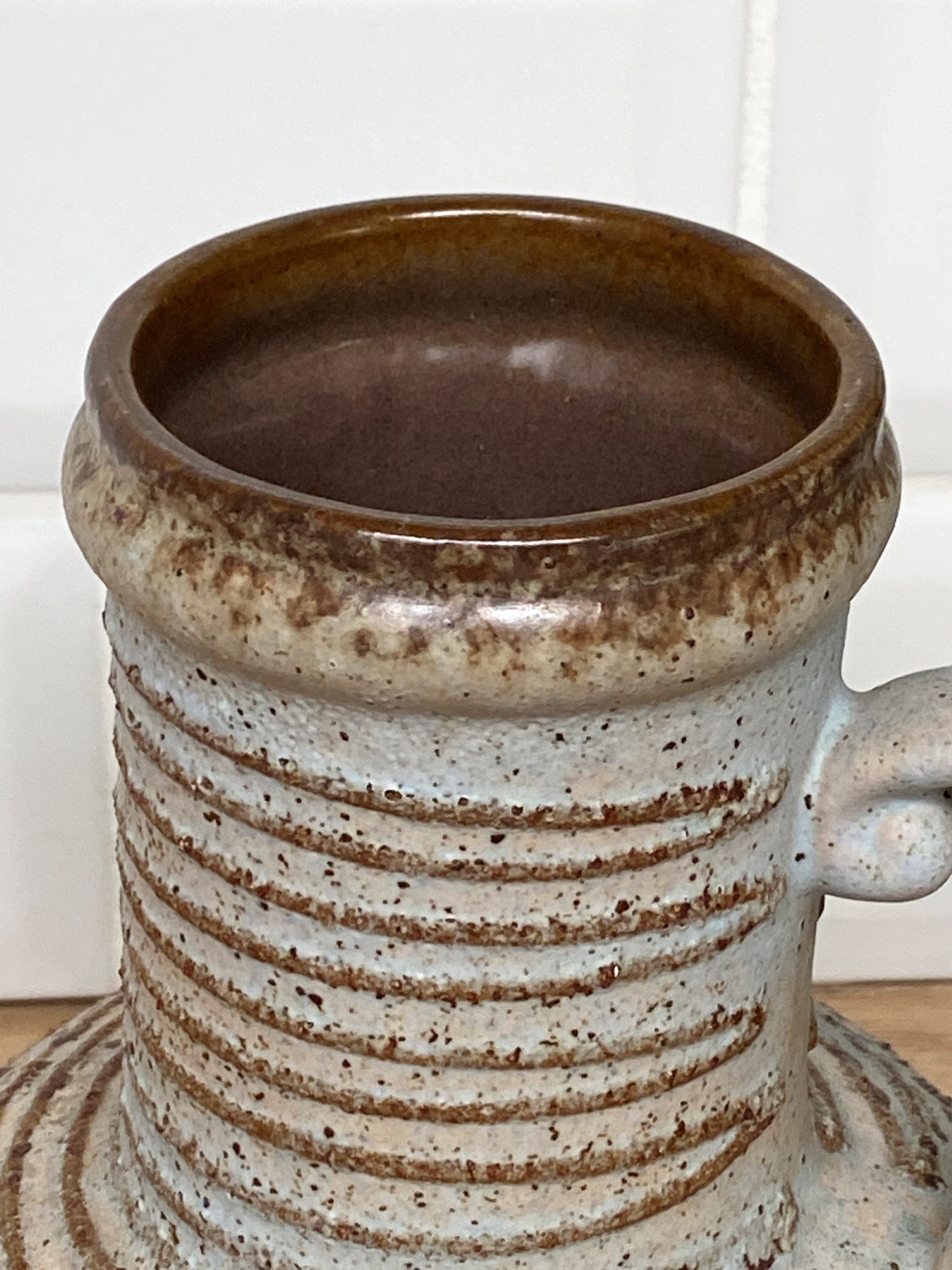 Vintage ceramic vase Strehla Germany