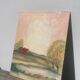 Tableau paysage champetre ancien / peinture huile