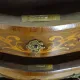 Louis XV style marquetry jump commode – 3 drawers – Marble top