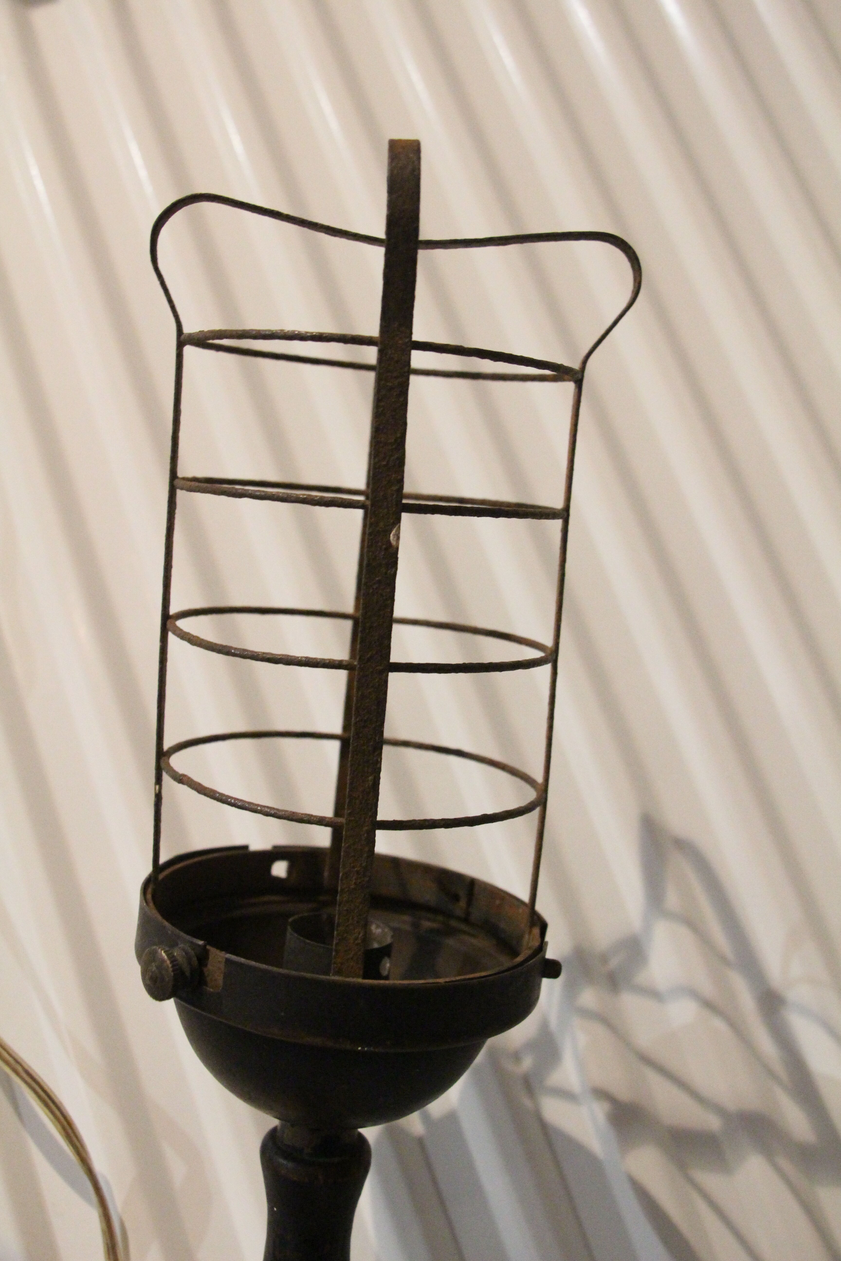 Old wood and copper walker 30s