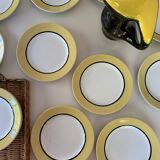 12 dessert plates l'Amandinoise