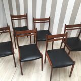 Lot of 6 chairs gessef 60 years