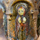 Ceramic lanterns, decorated with religious icons.