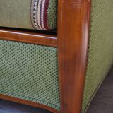 Living room with 2 armchairs and 1 sofa in beech wood