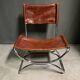 1960's tubular framed armchair