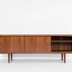 Midcentury Danish sideboard in teak by HW Klein for Bramin 1960s - with 3 stripes