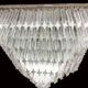 CLEAR “QUADRIEDRO” MURANO GLASS SQUARED FLUSH MOUNT by SimoEng