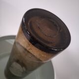 AMBER BLOWN GLASS ROLLING PIN