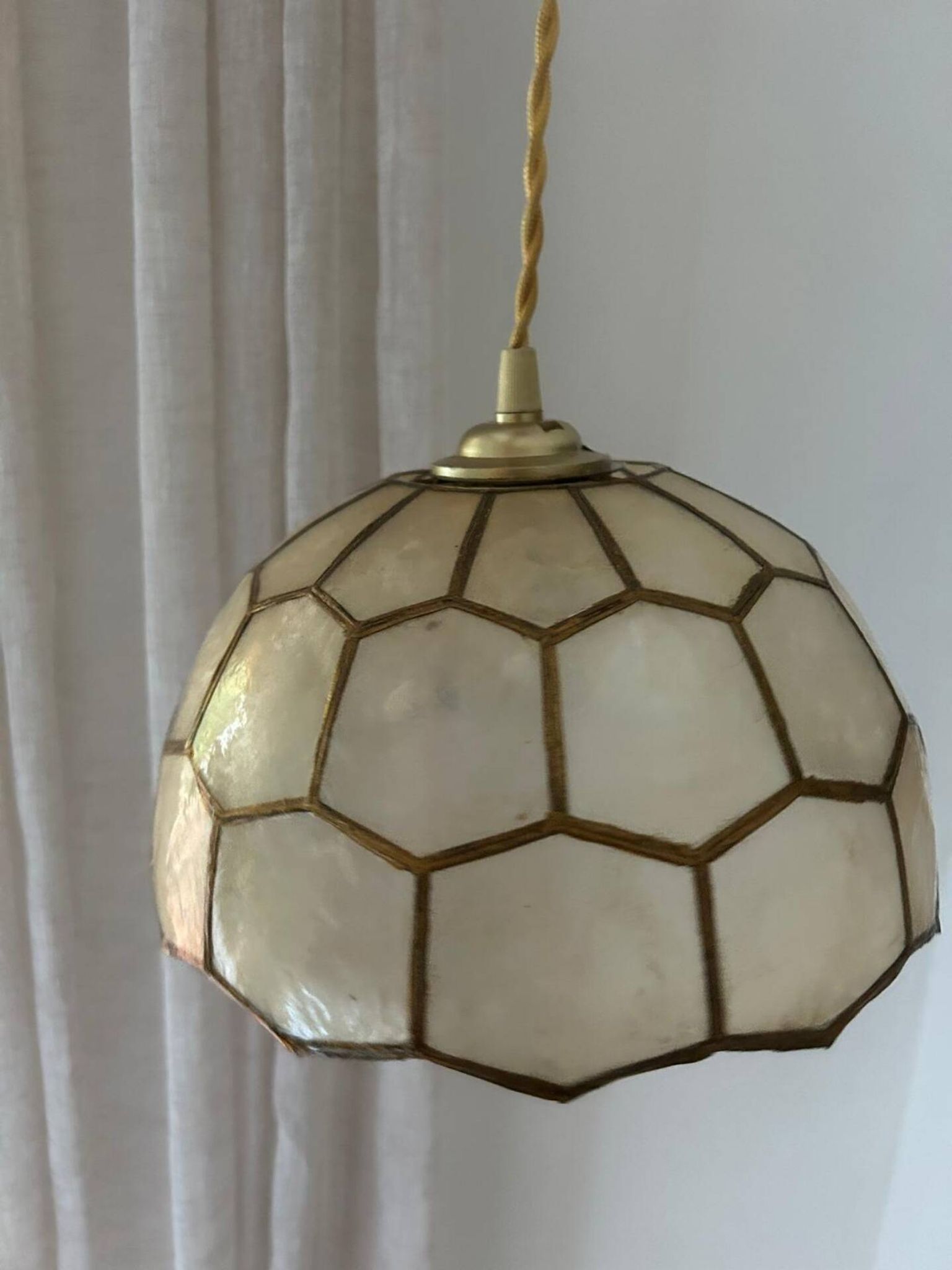 Suspension en nacre vintage