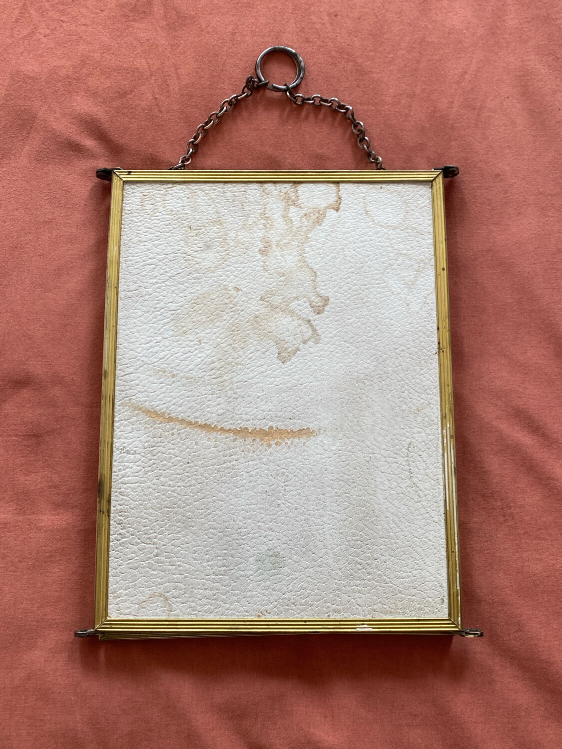 Antique Triptych Mirror
