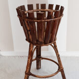 Rattan & wicker plant holder