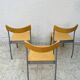 Set of 3 IKEA Nordisk chairs 1999 made in Italy